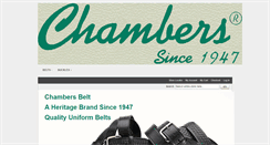 Desktop Screenshot of chambersbelt.com
